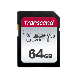 TRANSCEND 64GB SDXC-KARTE 300S UHS-I U1 V10 100/20MB/S